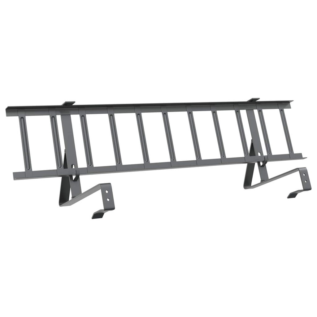 vidaXL Stróż śniegu na dachu Antracyt 100 x 29,5 x 34,5 cm Stal