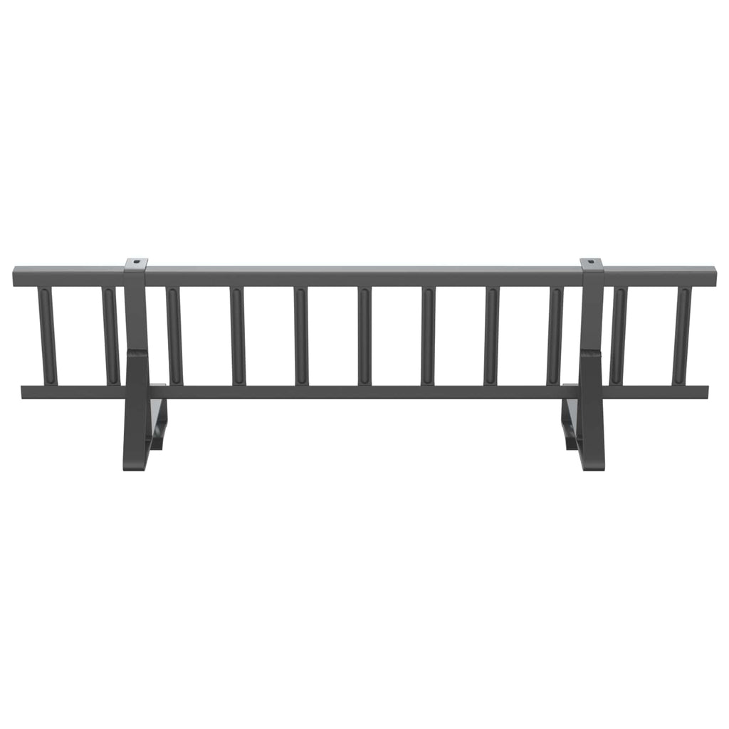 vidaXL Stróż śniegu na dachu Antracyt 100 x 29,5 x 34,5 cm Stal