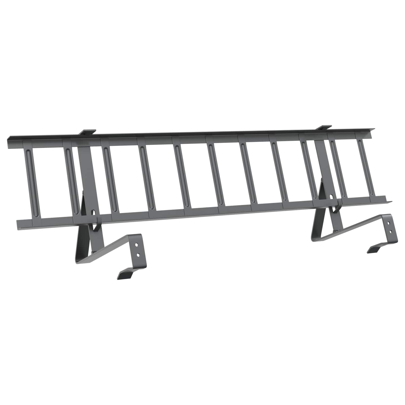 vidaXL Stróż śniegu na dachu Antracyt 300 x 29,5 x 34,5 cm Stal