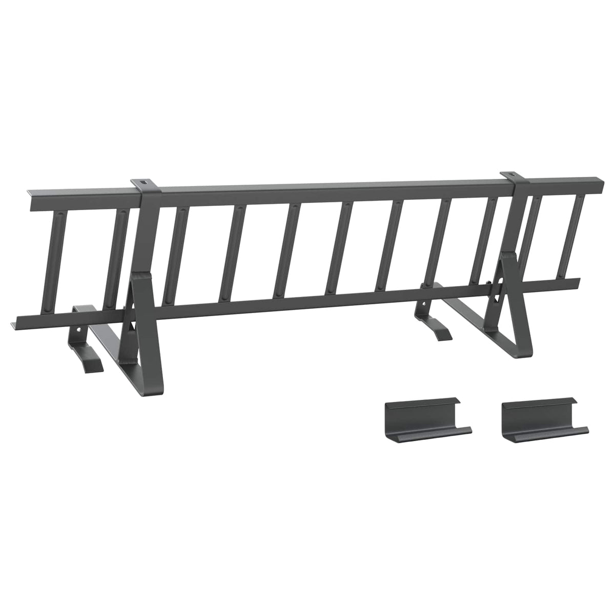 vidaXL Stróż śniegu na dachu antracytowy 800 x 29,5 x 34,5 cm Stal