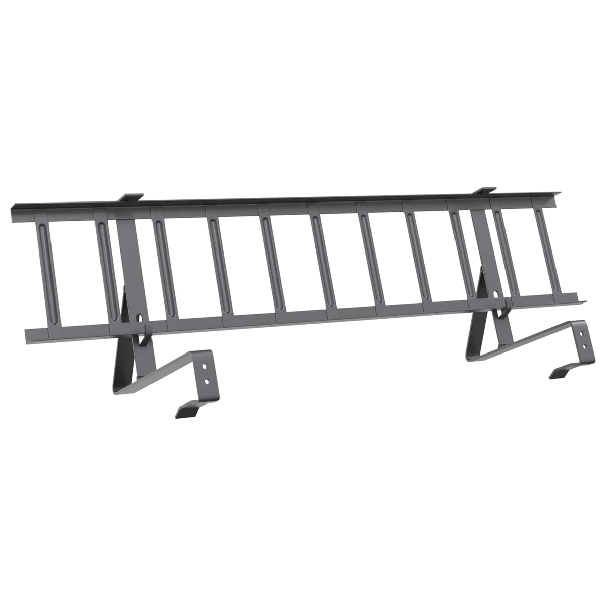 vidaXL Stróż śniegu na dachu antracytowy 800 x 29,5 x 34,5 cm Stal