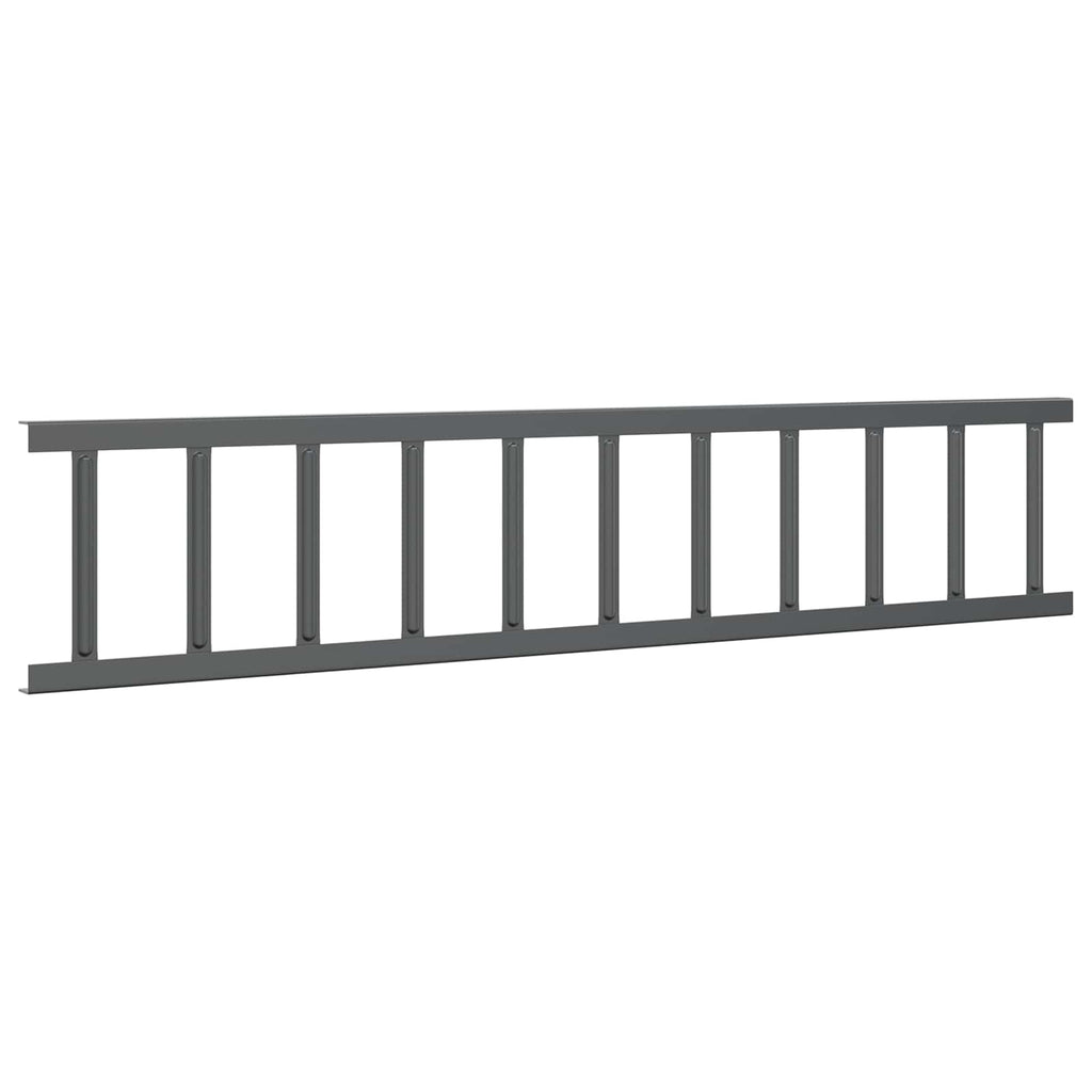 vidaXL Stróż śniegu na dachu Antracyt 100 x 2,5 x 20 cm Stal