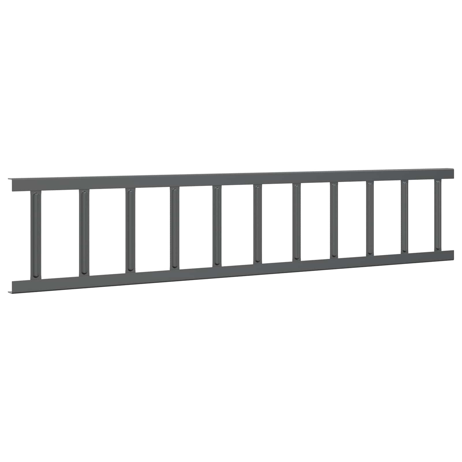 vidaXL Stróż śniegu na dachu Antracyt 100 x 2,5 x 20 cm Stal