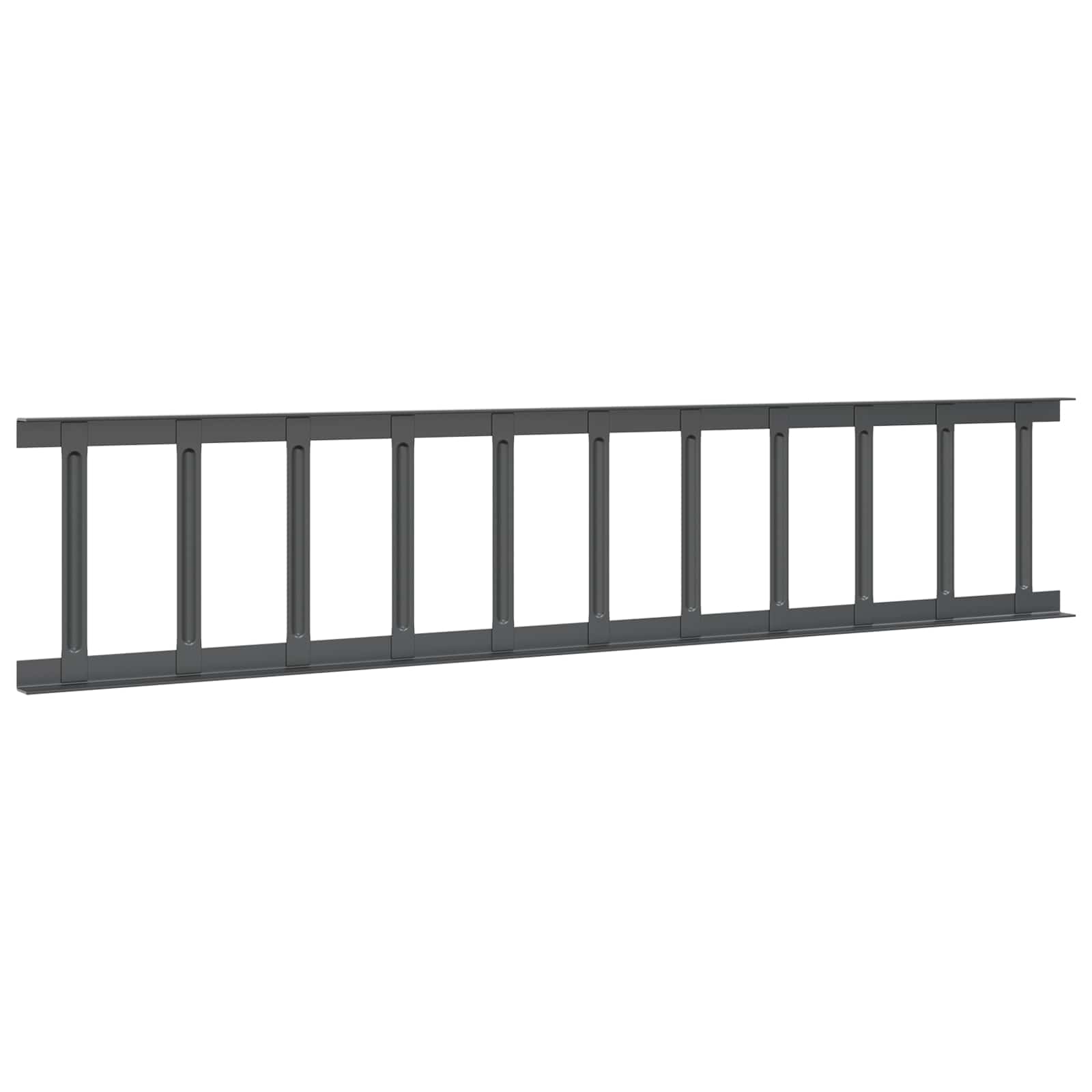 vidaXL Stróż śniegu na dachu Antracyt 100 x 2,5 x 20 cm Stal