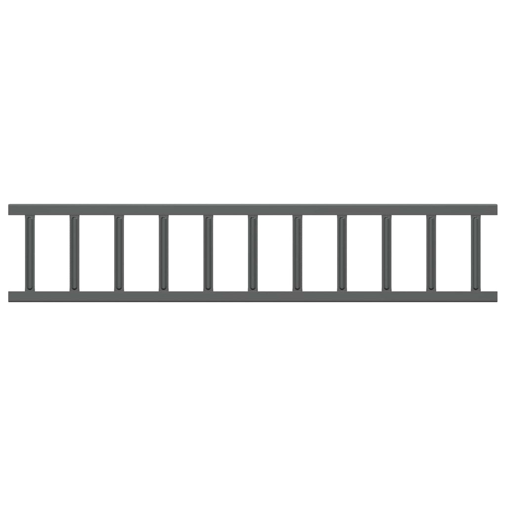 vidaXL Stróż śniegu na dachu Antracyt 600 x 2,5 x 20 cm Stal