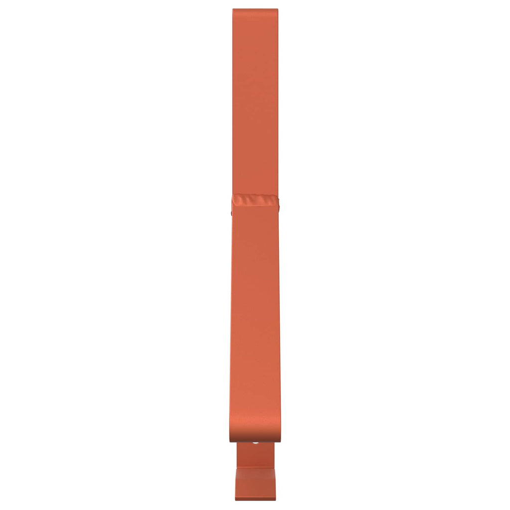 vidaXL Wsparcie dla zabezpieczenia śniegu Czerwony 29,5 x 3 x 34,5 cm