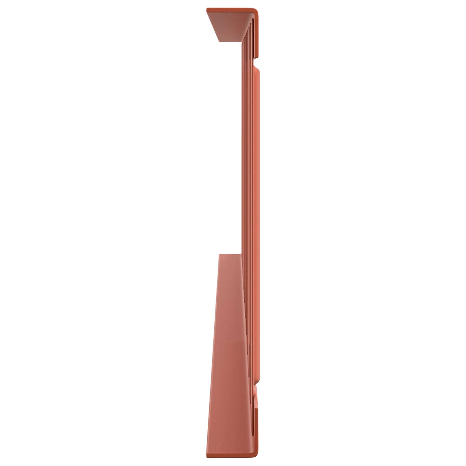 vidaXL Stróż śniegu na dachu Czerwony 600 x 2,5 x 20 cm Stal