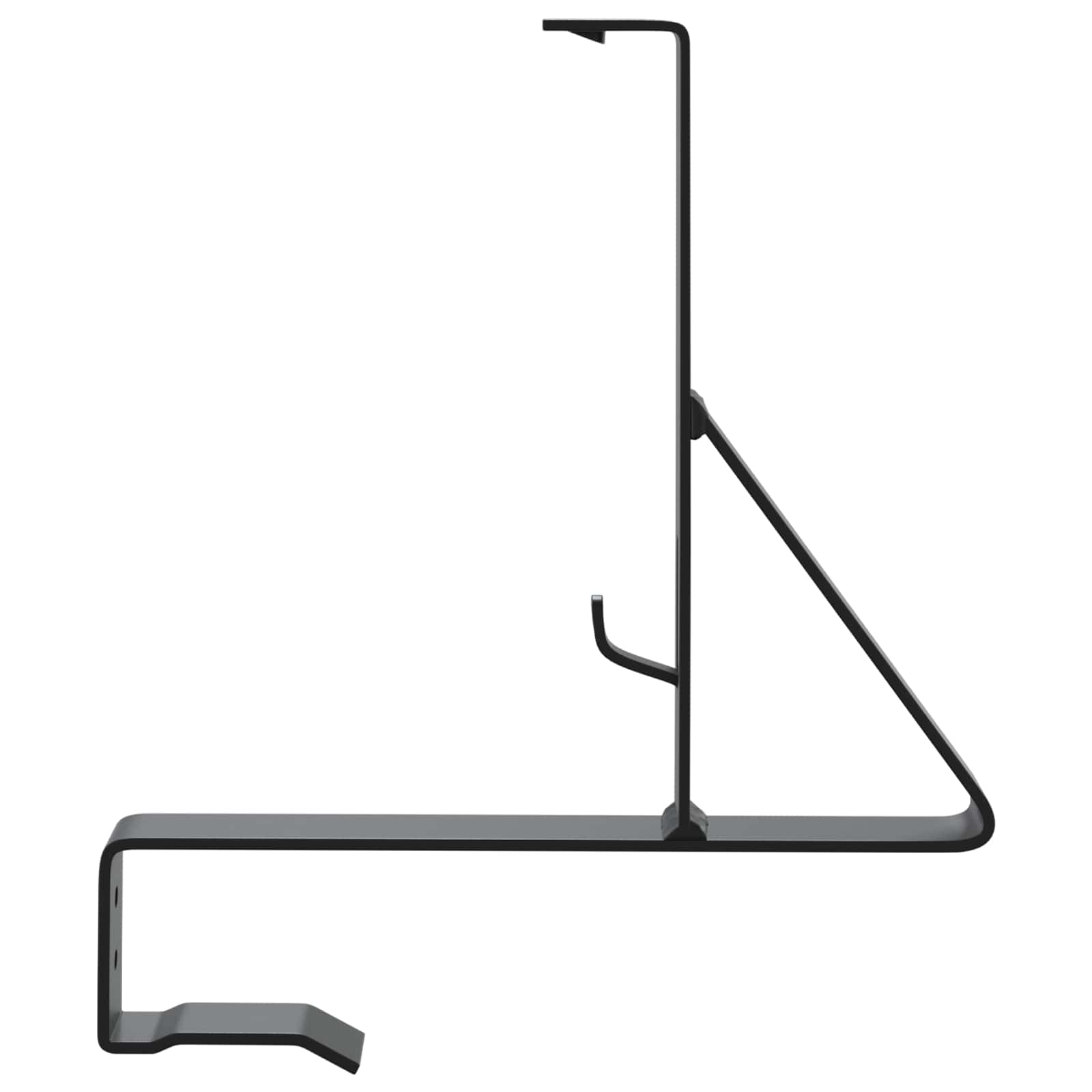 vidaXL Wsparcie dla zabezpieczenia śniegu 12 pcs Czarny Stal
