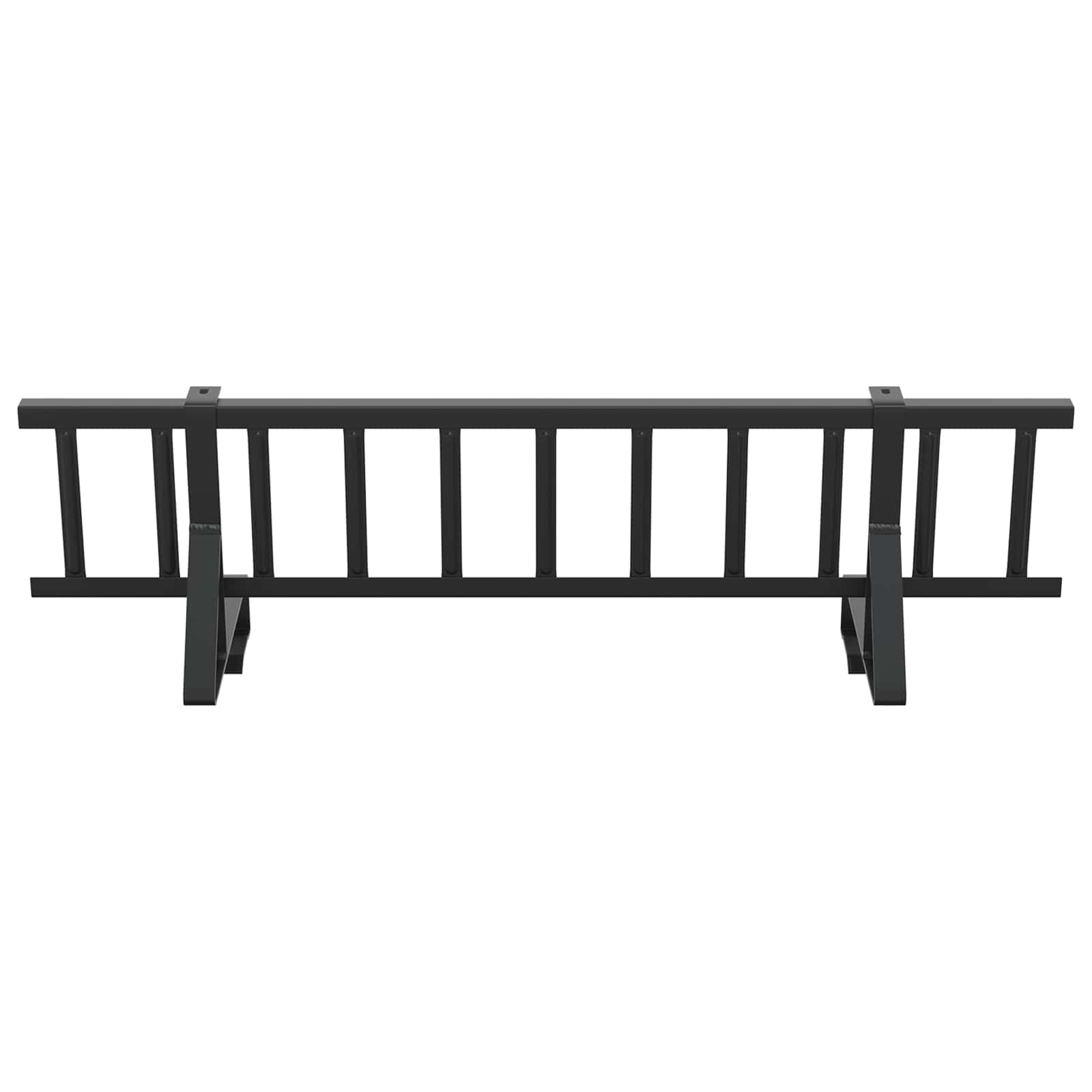 vidaXL Stróż śniegu na dachu Czarny 300 x 29,5 x 34,5 cm Stal