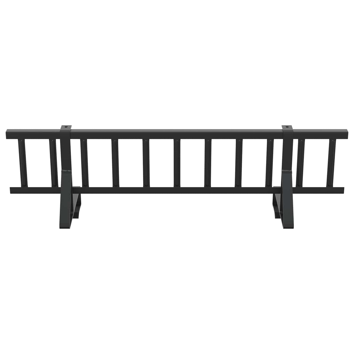 vidaXL Stróż śniegu na dachu Czarny 800 x 29,5 x 34,5 cm Stal