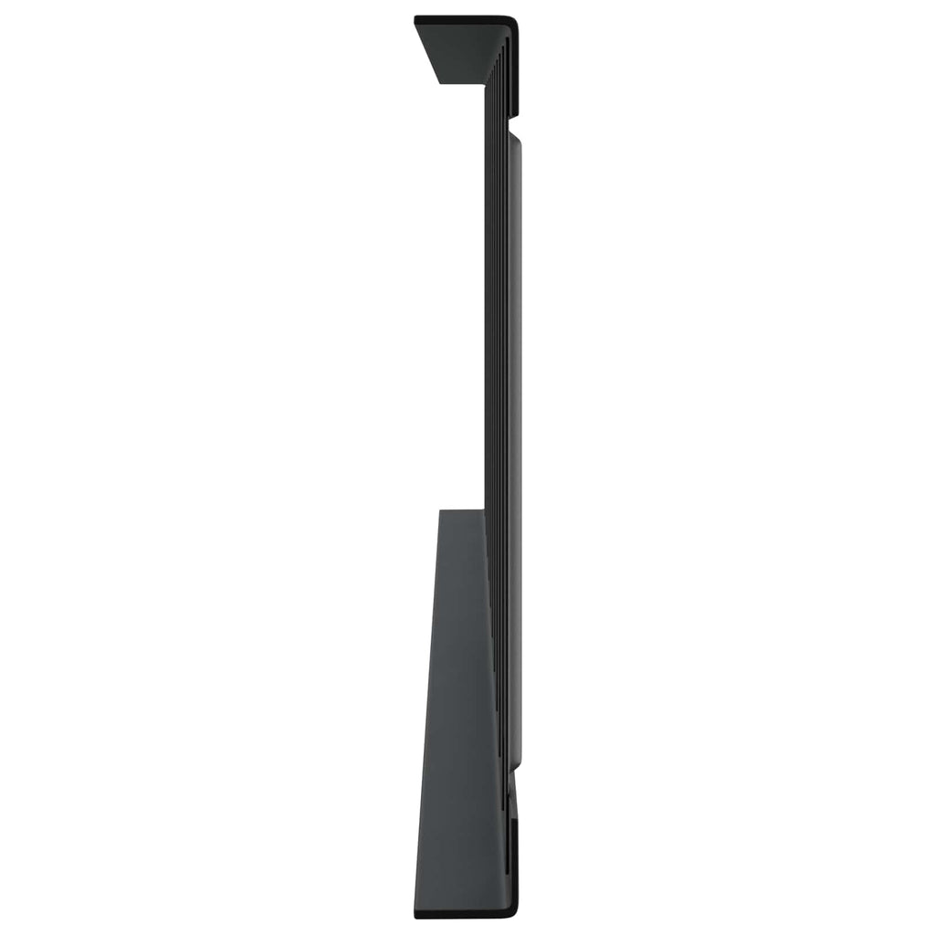 vidaXL Stróż śniegu na dachu Czarny 100 x 2,5 x 20 cm Stal