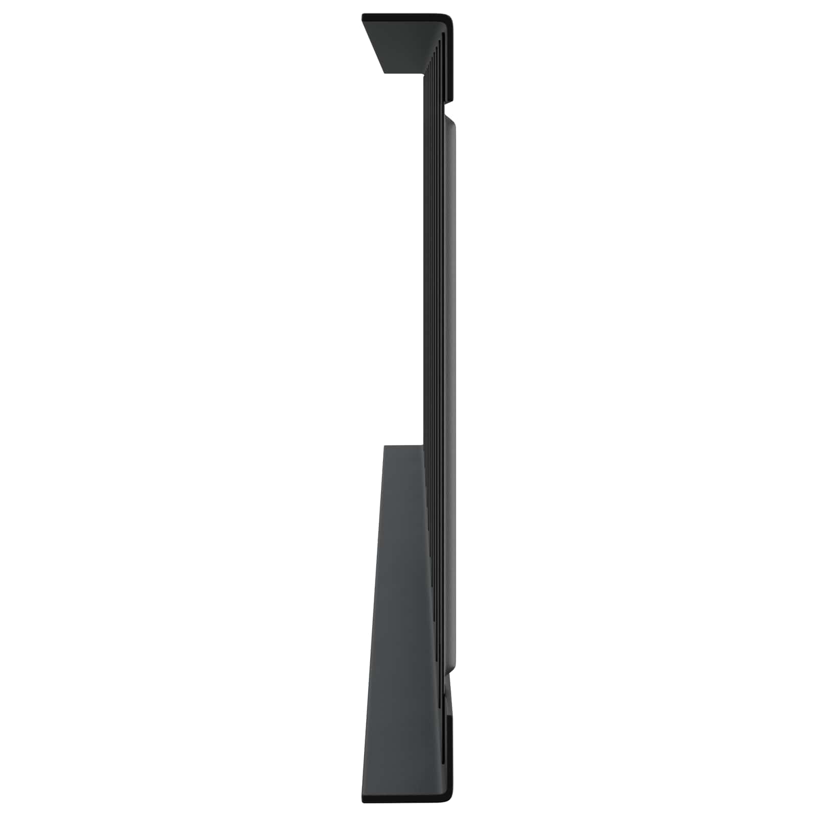 vidaXL Stróż śniegu na dachu Czarny 300 x 2,5 x 20 cm Stal