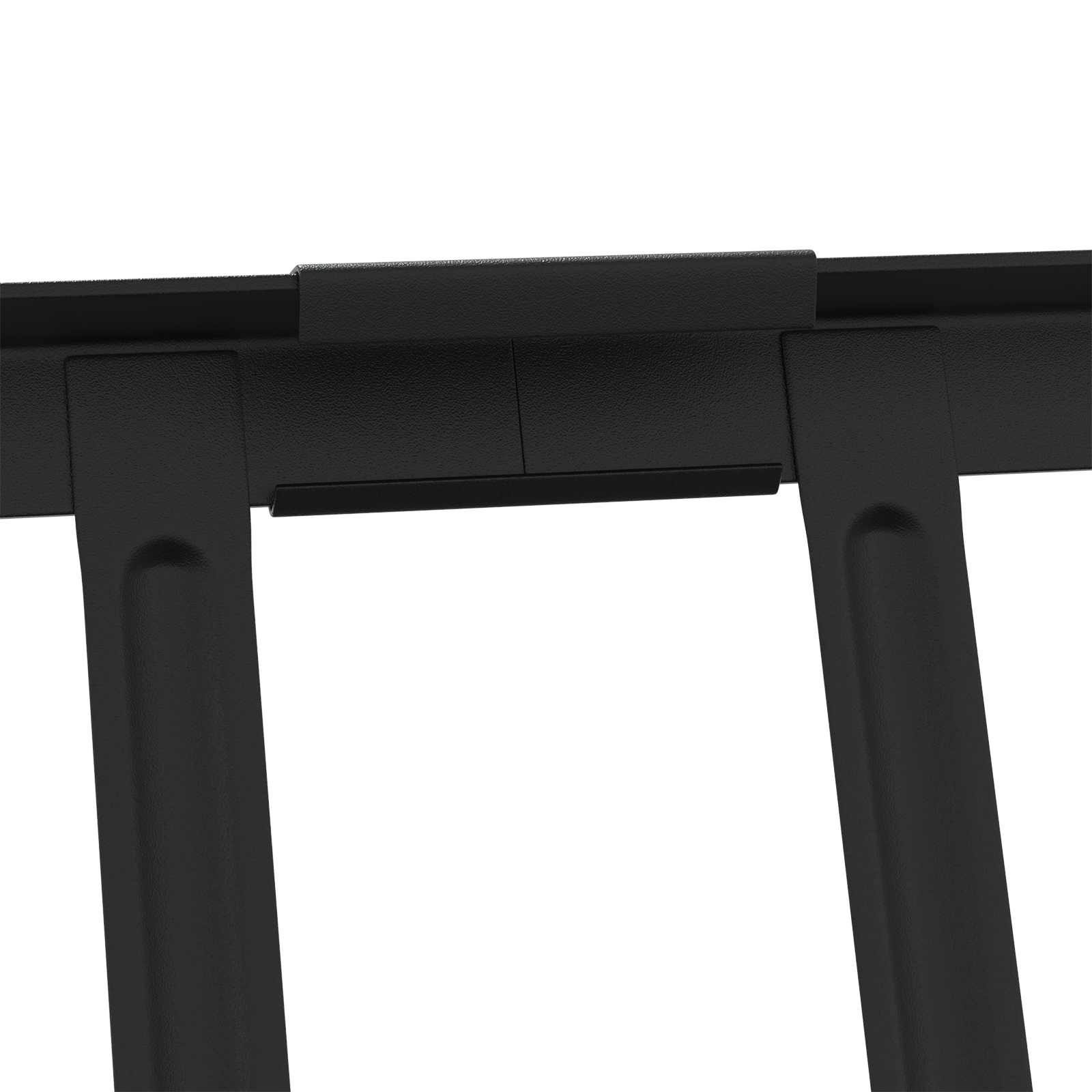 vidaXL Stróż śniegu na dachu Czarny 600 x 2,5 x 20 cm Stal