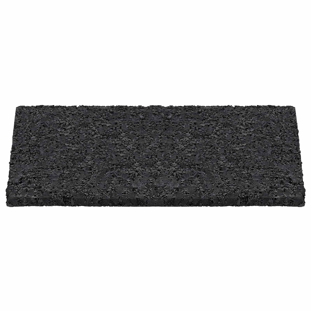vidaXL Pad Patio z Granulatem Gumowym Czarny 6 x 9 x 0,3 cm Guma