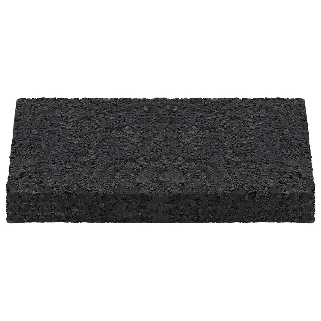 vidaXL Pad Patio z Granulatem Gumowym Czarny 6 x 9 x 1 cm Guma