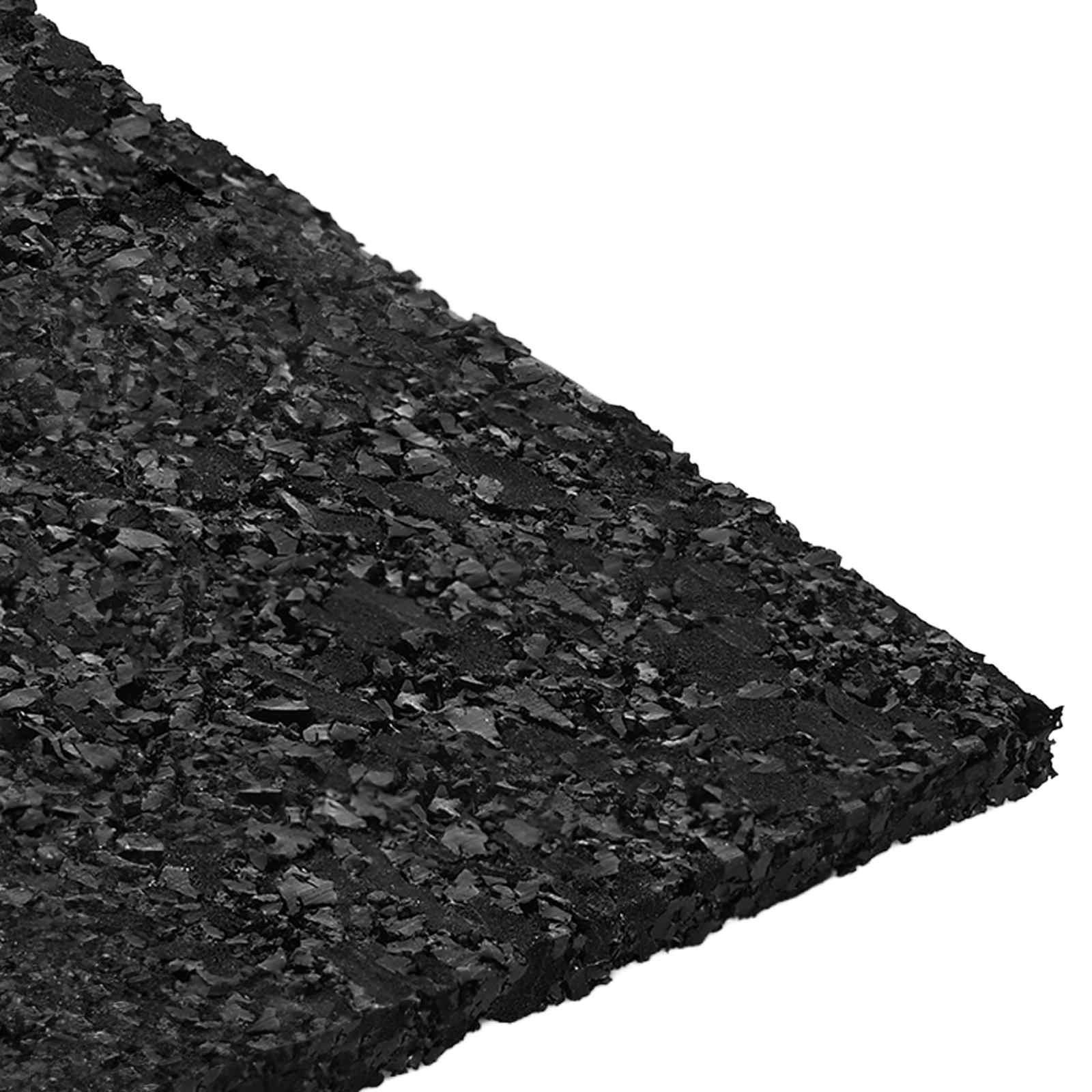 vidaXL Pad Patio z Granulatem Gumowym Czarny 6 x 9 x 0,3 cm Guma