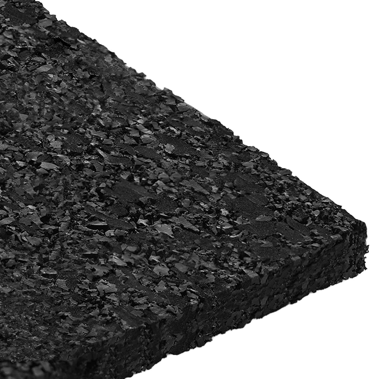 vidaXL Pad Patio z Granulatem Gumowym Czarny 6 x 9 x 0,6 cm Guma