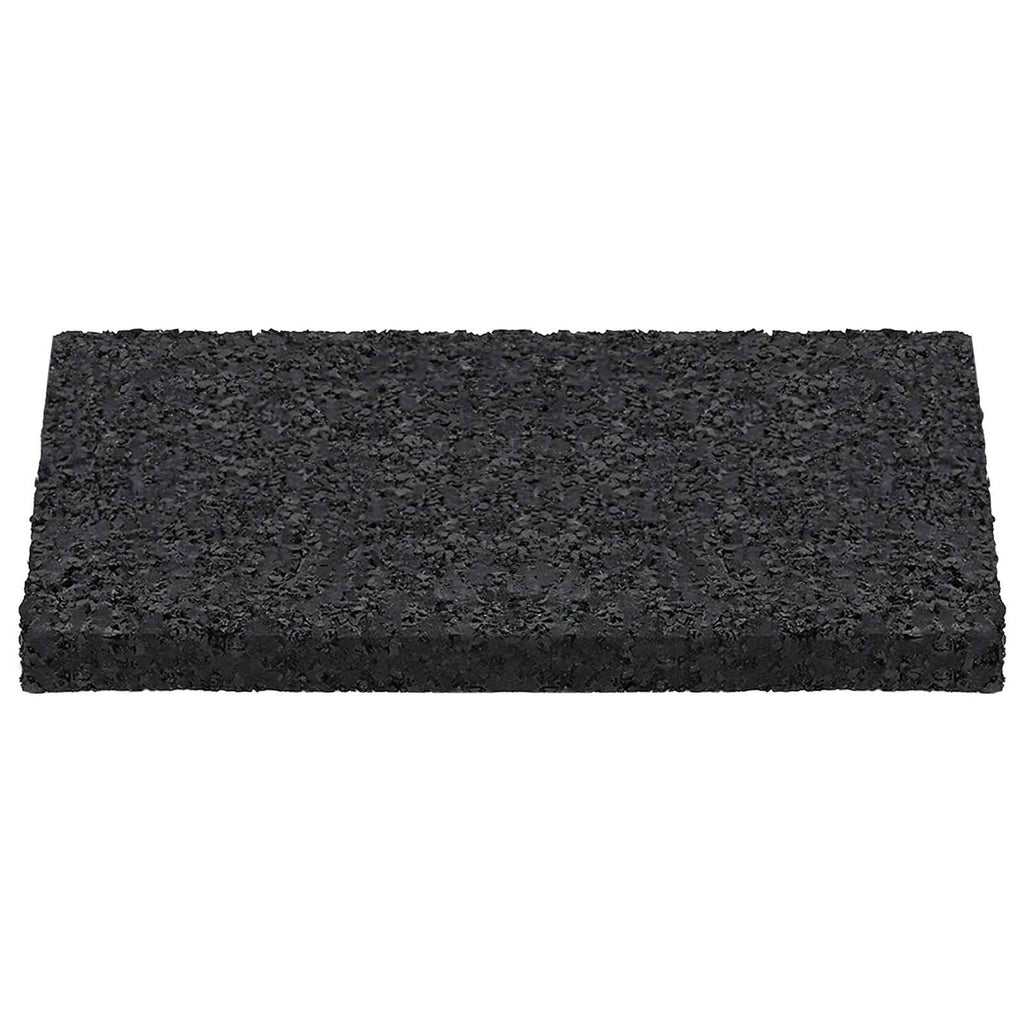 vidaXL Pad Patio z Granulatem Gumowym Czarny 6 x 9 x 0,6 cm Guma