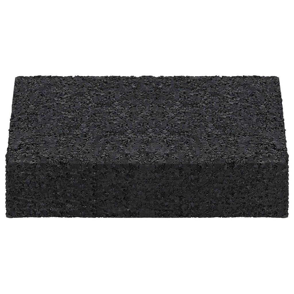 vidaXL Pad Patio z Granulatem Gumowym Czarny 6 x 9 x 2 cm Guma