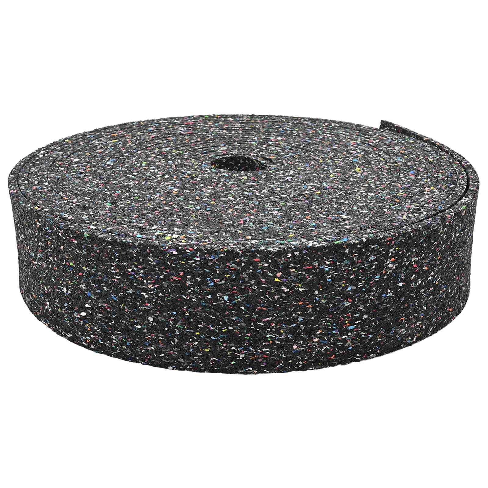 vidaXL Rolka granulatu gumowego Czarny 200 x 5 x 0,6 cm Guma