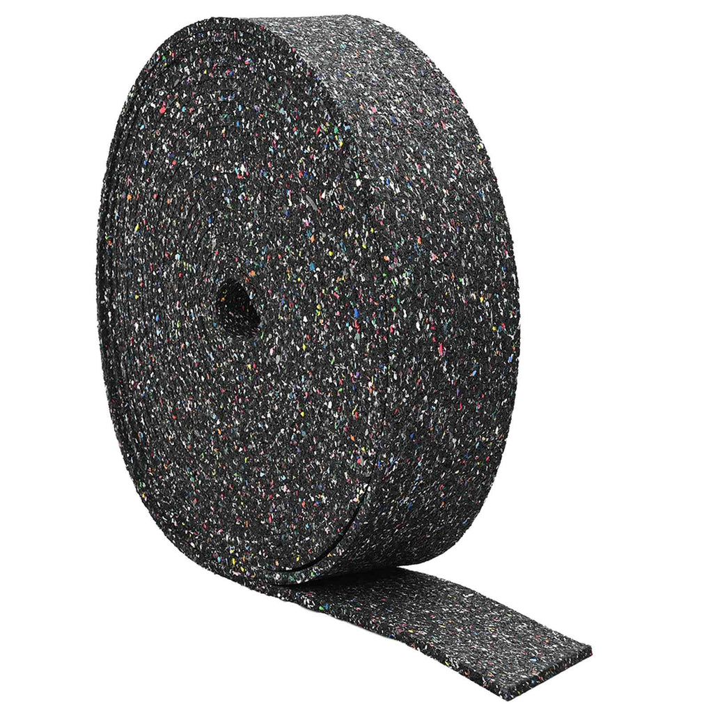 vidaXL Rolka granulatu gumowego Czarny 2000 x 10 x 0,6 cm Guma
