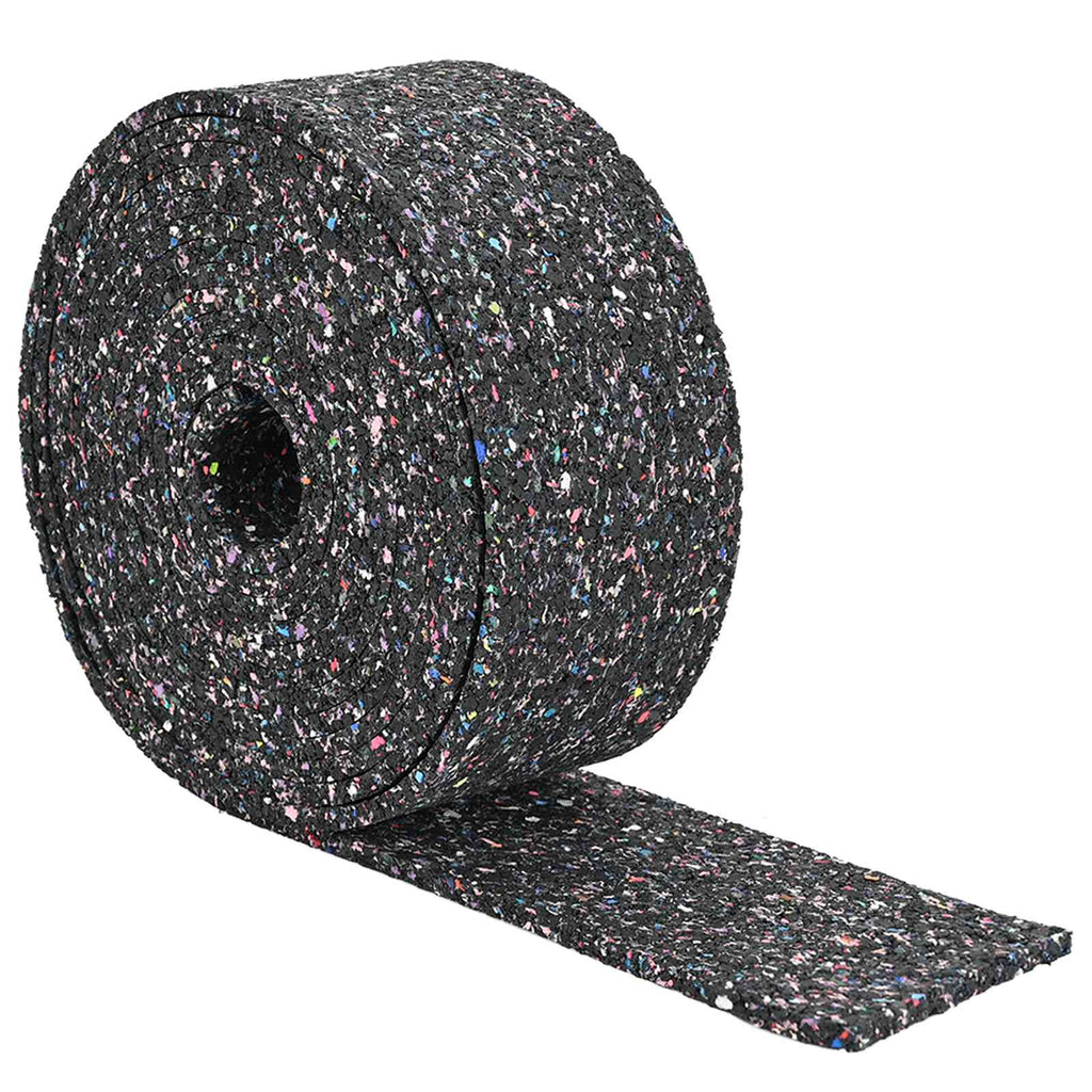 vidaXL Rolka granulatu gumowego Czarny 500 x 10 x 0,8 cm Guma