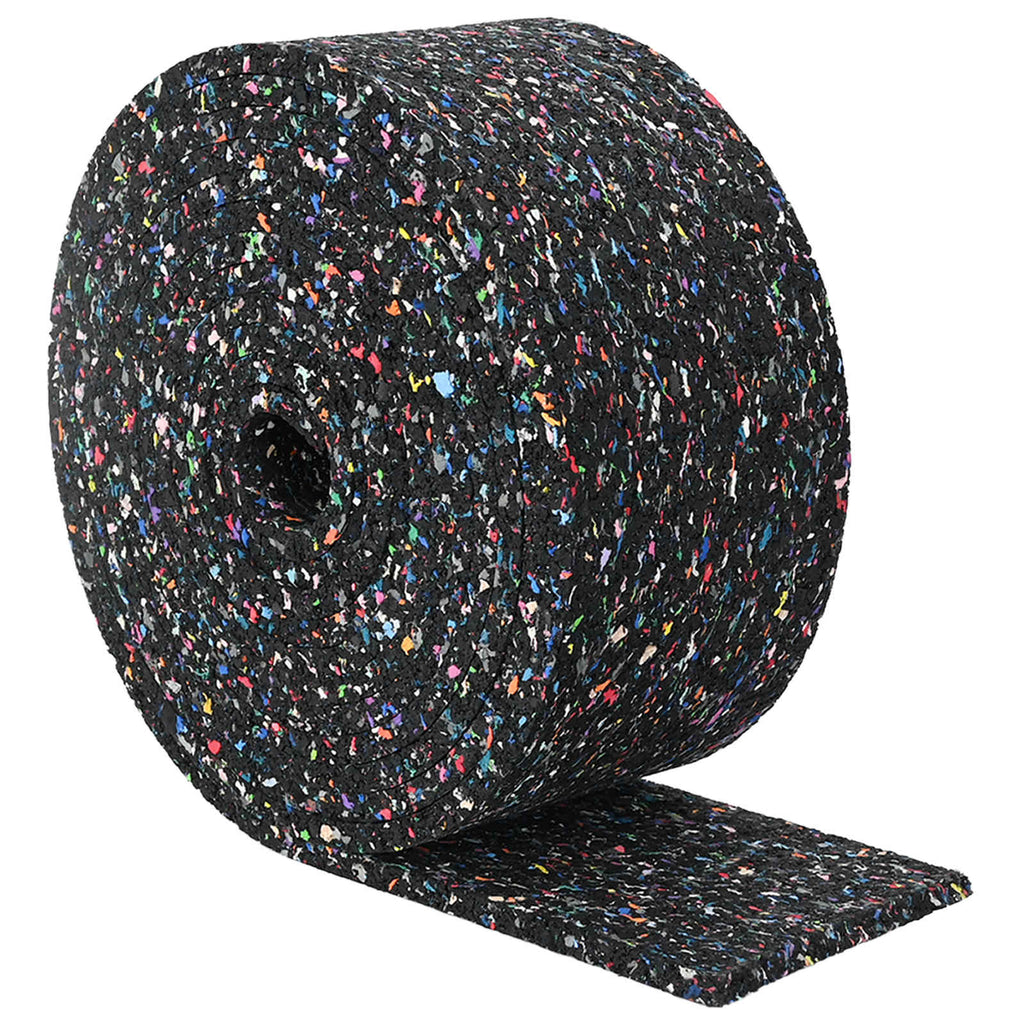 vidaXL Rolka granulatu gumowego Czarny 2000 x 10 x 0,8 cm Guma