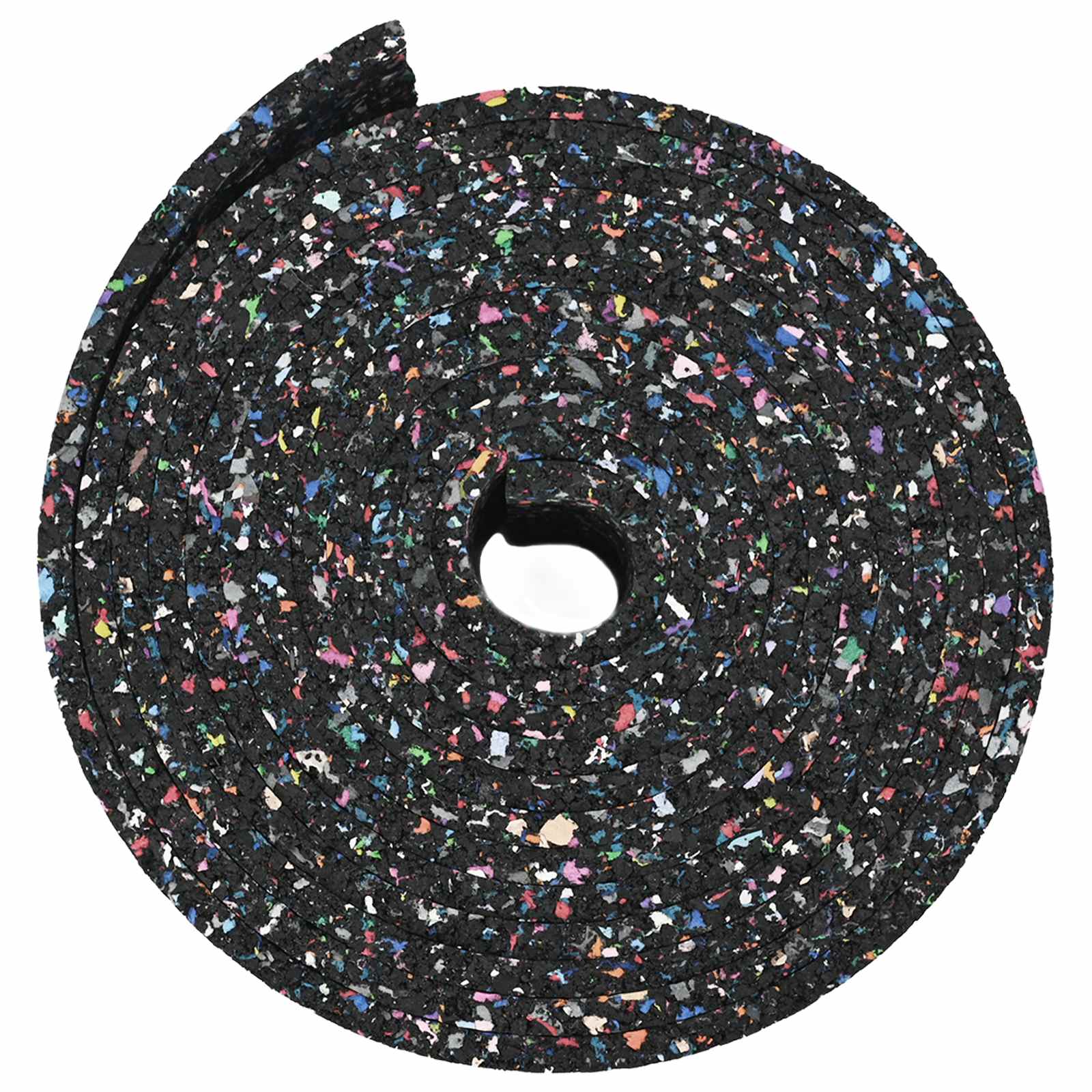 vidaXL Rolka granulatu gumowego Czarny 1000 x 12 x 0,3 cm Guma
