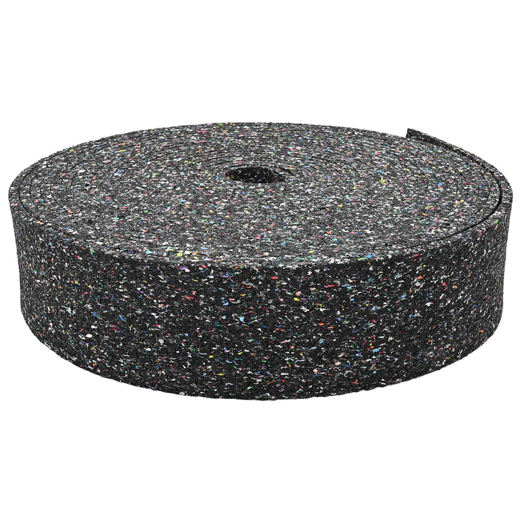 vidaXL Rolka granulatu gumowego Czarny 2000 x 12 x 0,3 cm Guma