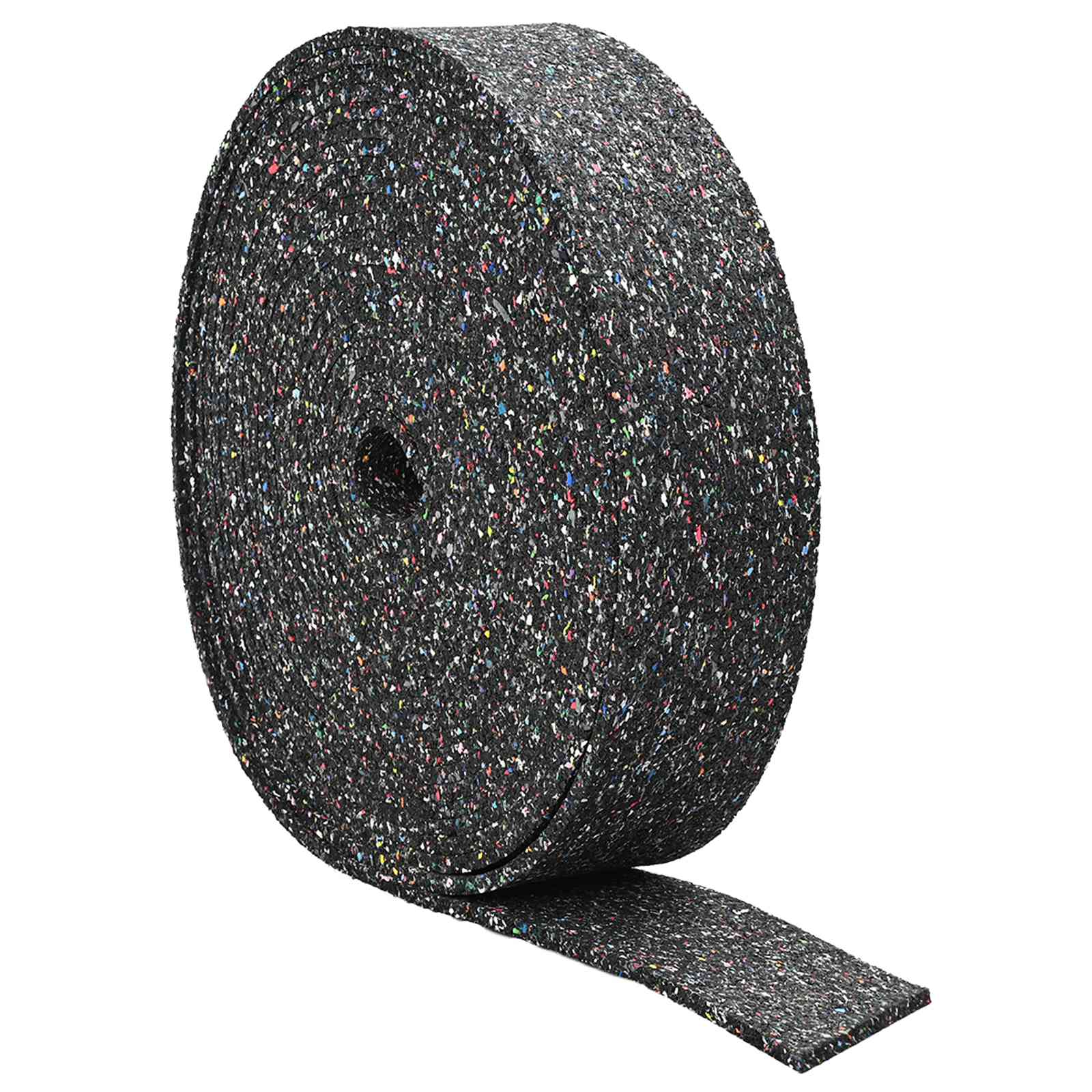 vidaXL Rolka granulatu gumowego Czarny 2000 x 12 x 0,8 cm Guma