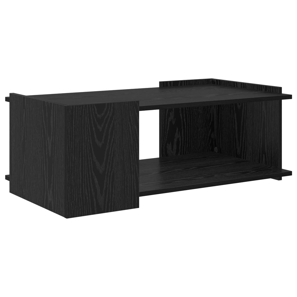 vidaXL Stolik kawowy Czarny dąb 90 x 50 x 33 cm Drewno inżynieryjne