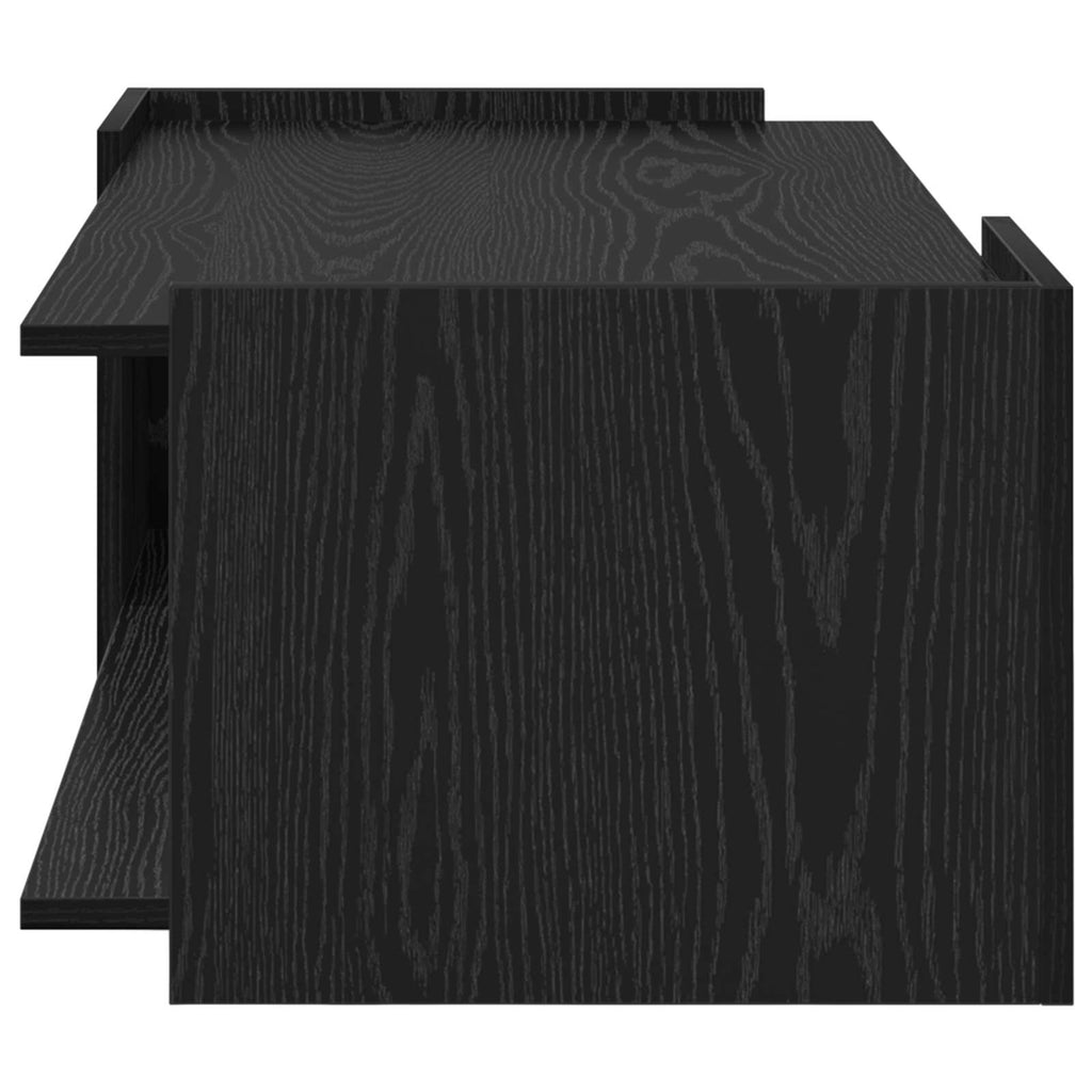 vidaXL Stolik kawowy Czarny dąb 90 x 50 x 33 cm Drewno inżynieryjne