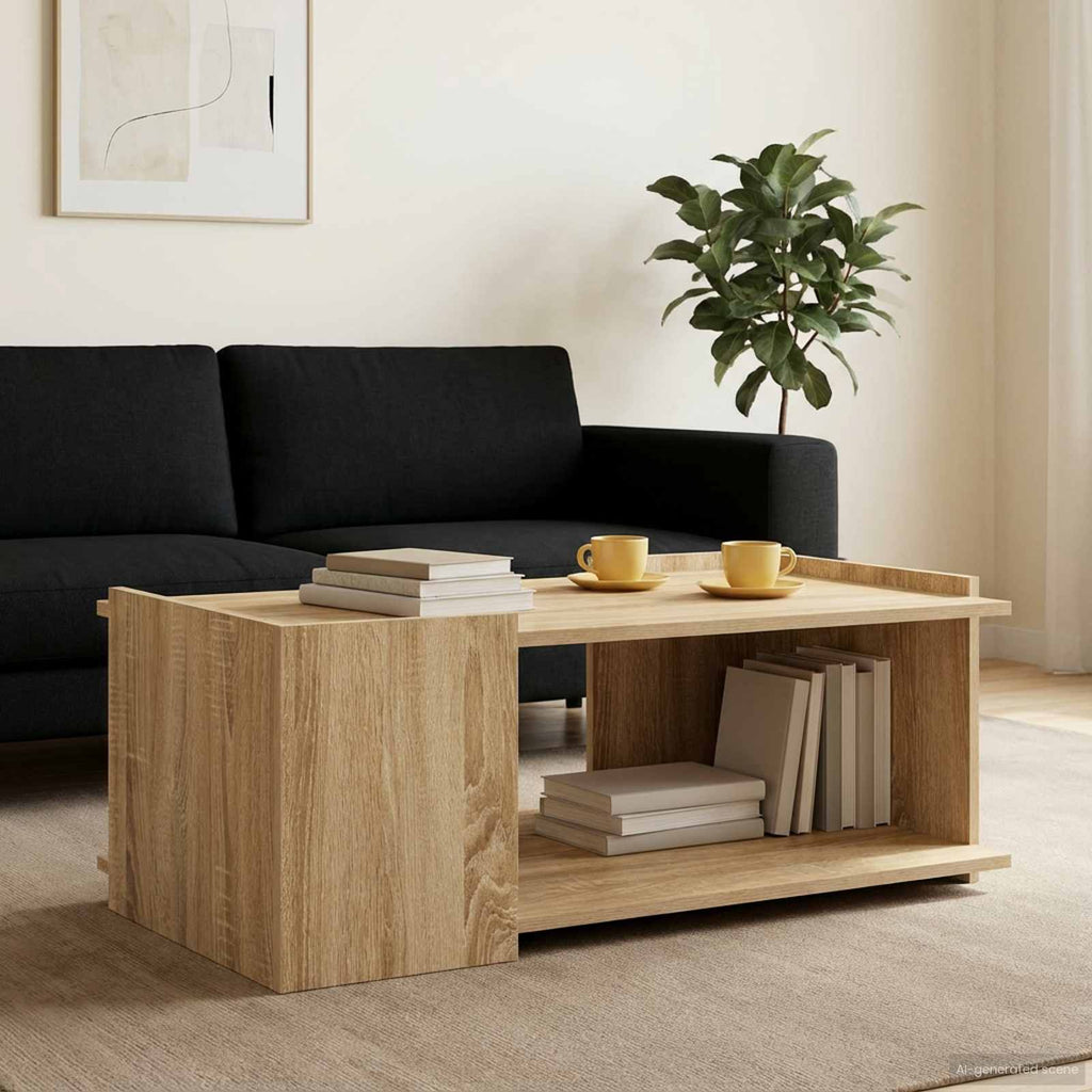 vidaXL Stolik kawowy dąb Sonoma 90 x 50 x 33 cm Drewno inżynieryjne