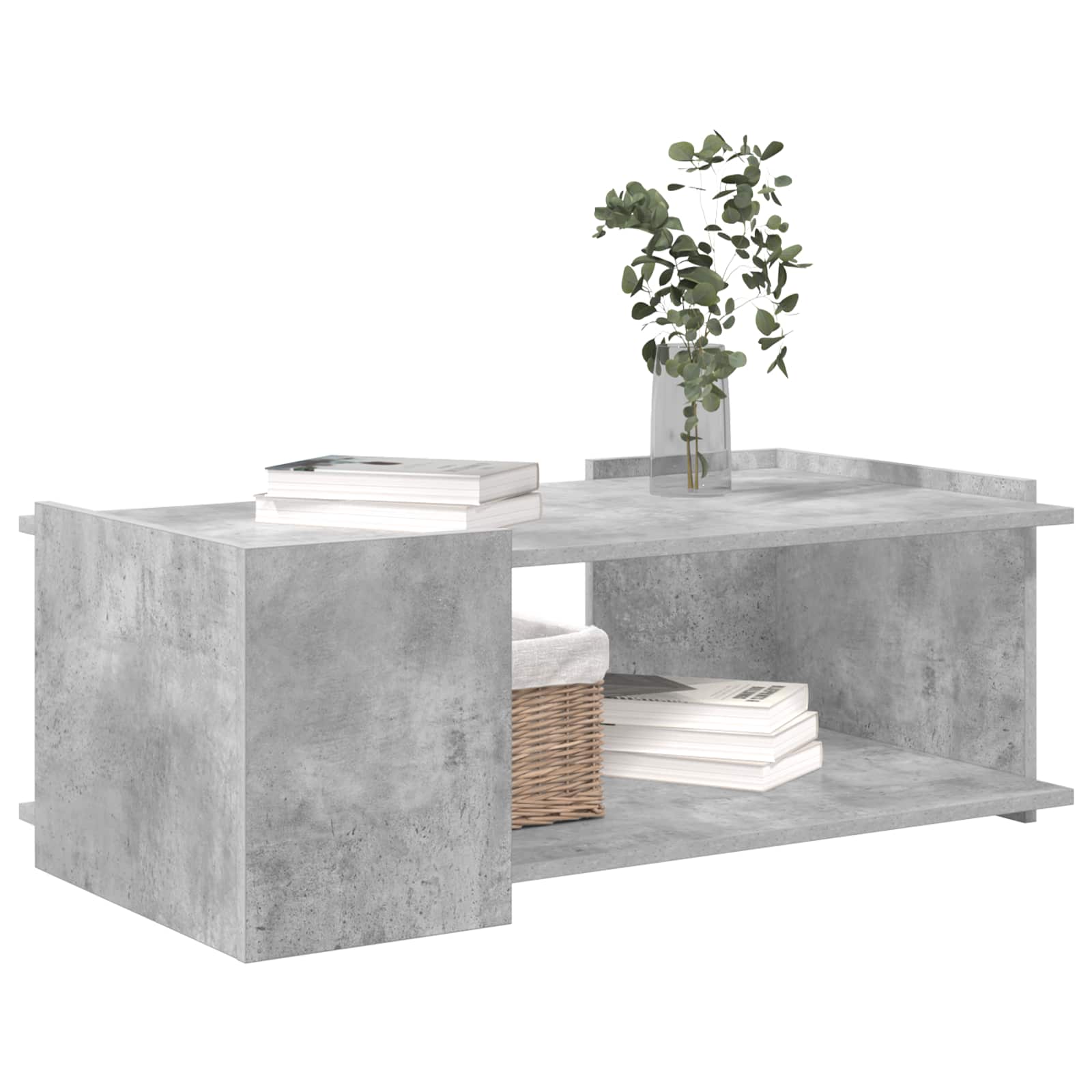 vidaXL Stolik kawowy Betonowy szary 90 x 50 x 33 cm