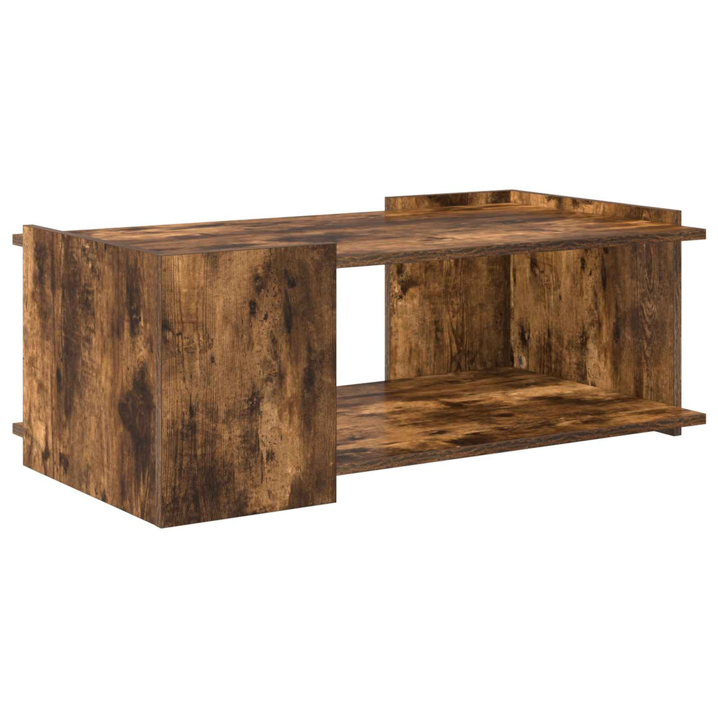vidaXL Stolik kawowy Dąb wędzony 90 x 50 x 33 cm Drewno inżynieryjne