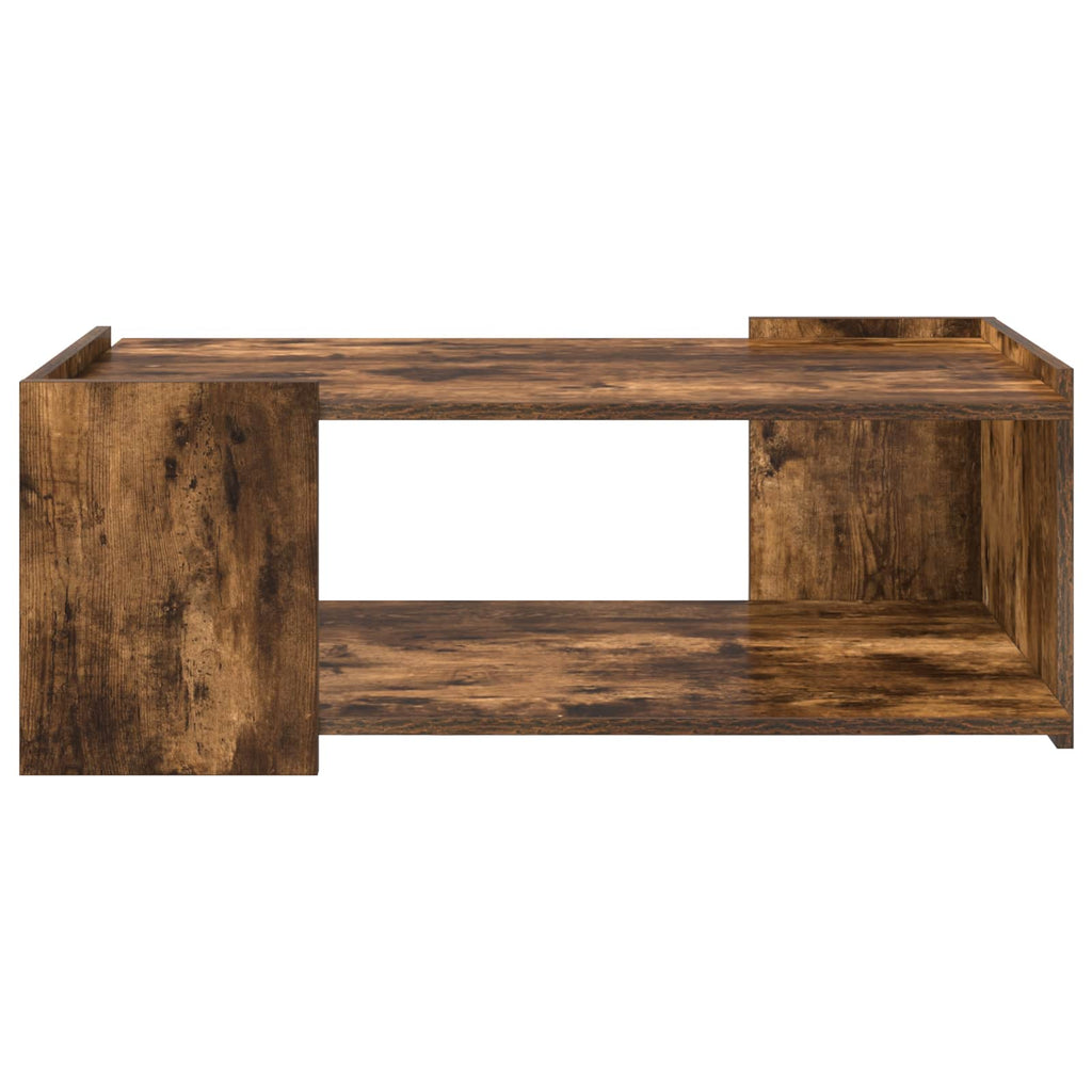 vidaXL Stolik kawowy Dąb wędzony 90 x 50 x 33 cm Drewno inżynieryjne