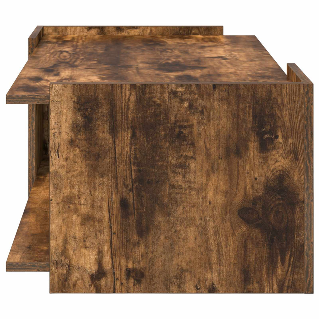 vidaXL Stolik kawowy Dąb wędzony 90 x 50 x 33 cm Drewno inżynieryjne
