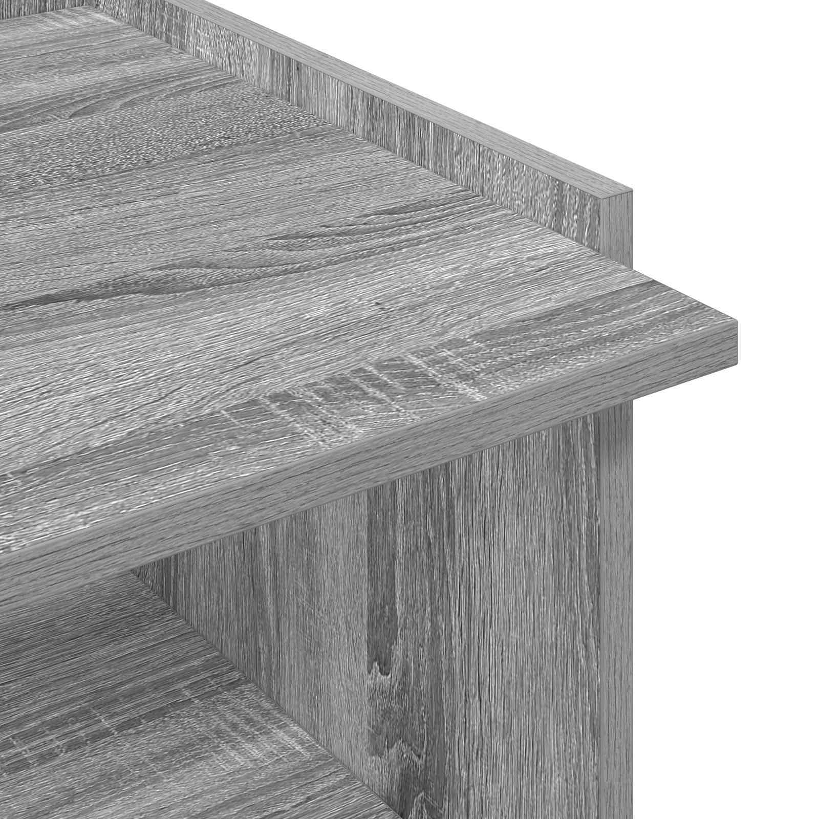 vidaXL Stolik kawowy Szary Sonoma 90 x 50 x 33 cm Drewno inżynieryjne