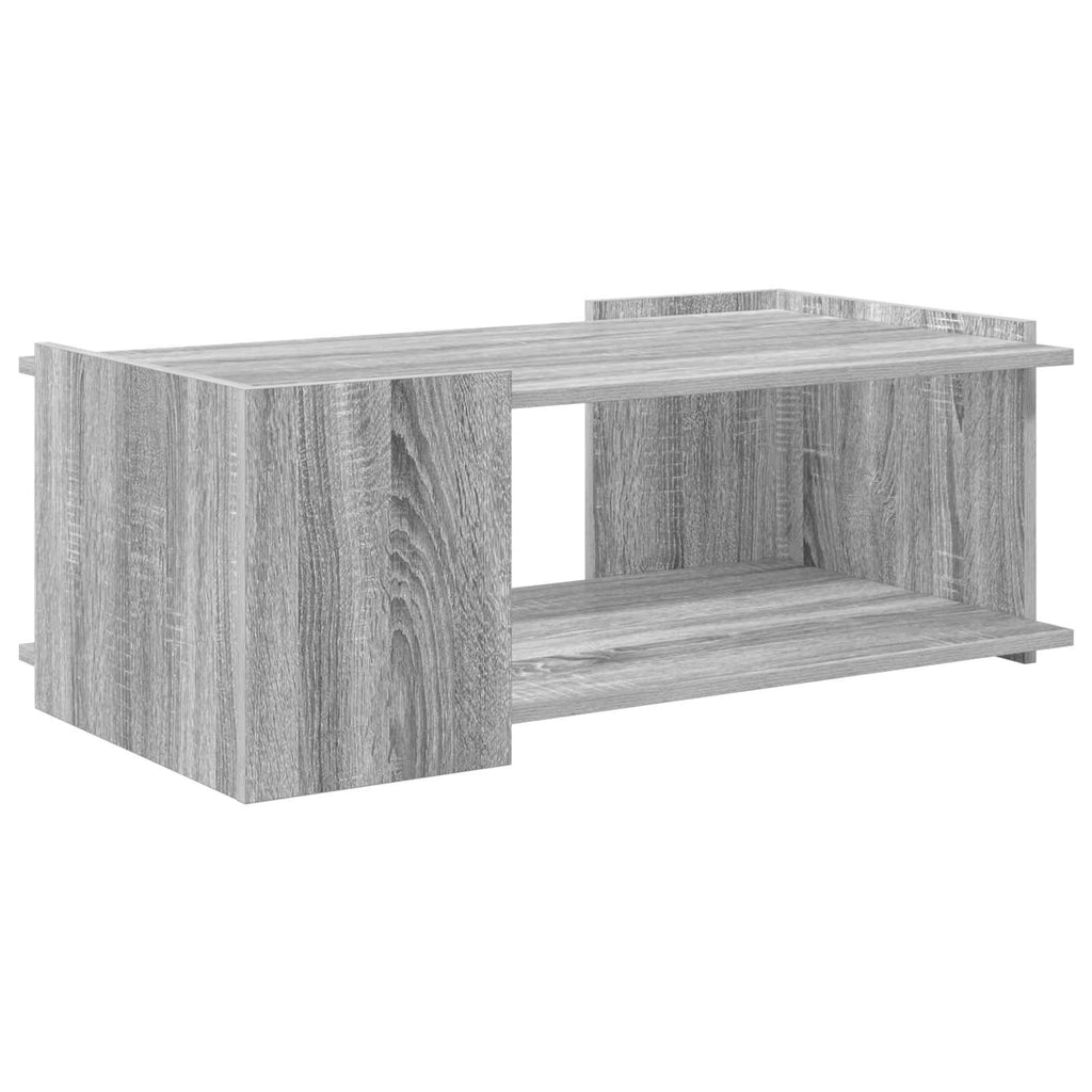 vidaXL Stolik kawowy Szary Sonoma 90 x 50 x 33 cm Drewno inżynieryjne