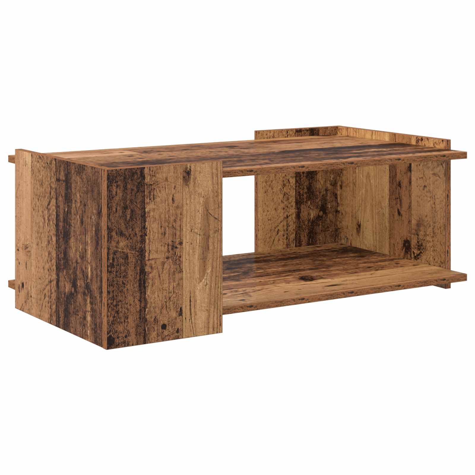 vidaXL Stolik kawowy Stare drewno 90 x 50 x 33 cm Drewno inżynieryjne
