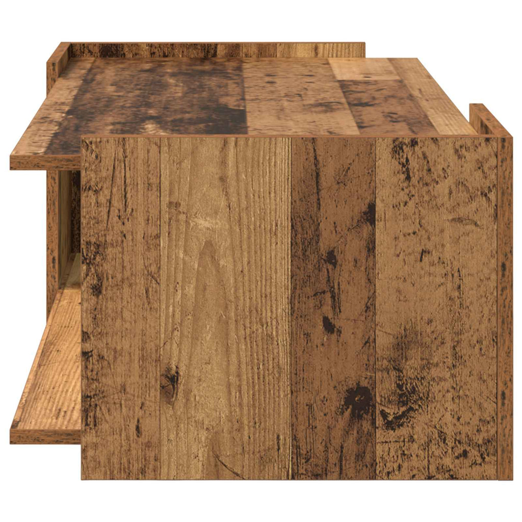 vidaXL Stolik kawowy Stare drewno 90 x 50 x 33 cm Drewno inżynieryjne