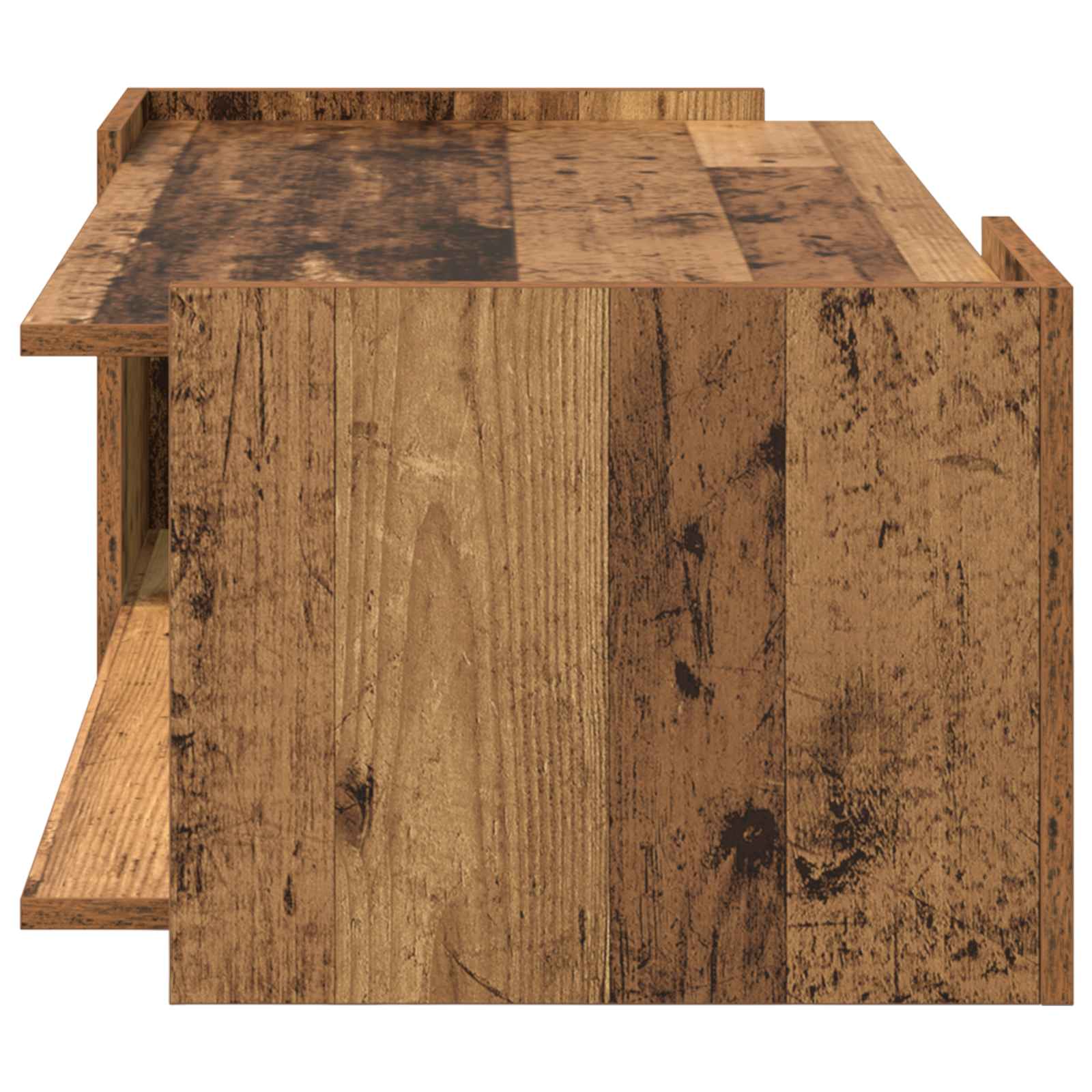 vidaXL Stolik kawowy Stare drewno 90 x 50 x 33 cm Drewno inżynieryjne