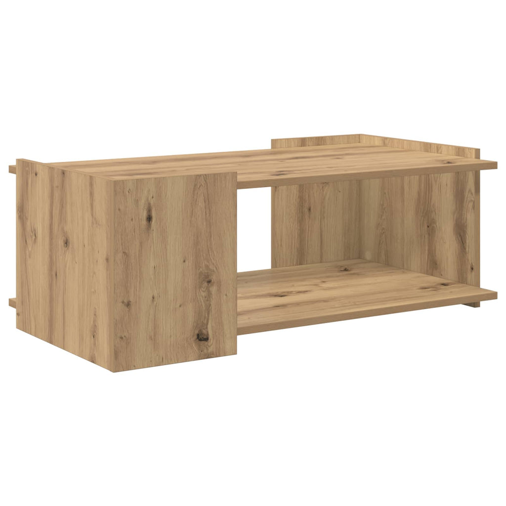 vidaXL Stolik kawowy Dąb artisan 90 x 50 x 33 cm Drewno inżynieryjne