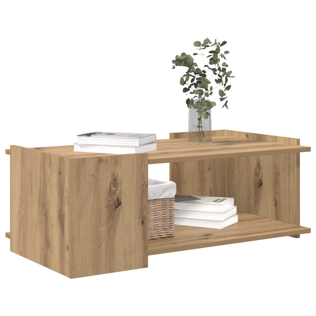vidaXL Stolik kawowy Dąb artisan 90 x 50 x 33 cm Drewno inżynieryjne