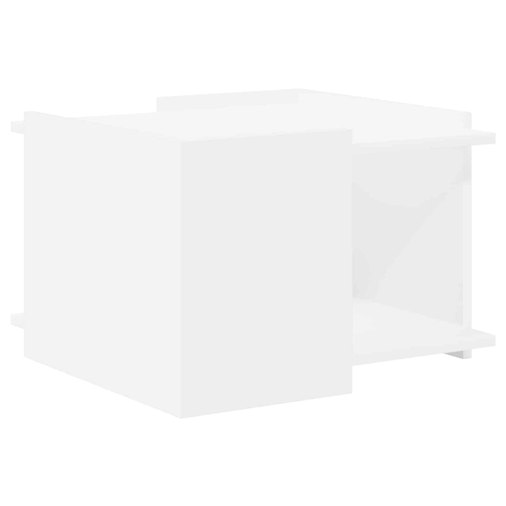 vidaXL Stolik kawowy Biały 50,5 x 50 x 33 cm Drewno inżynieryjne