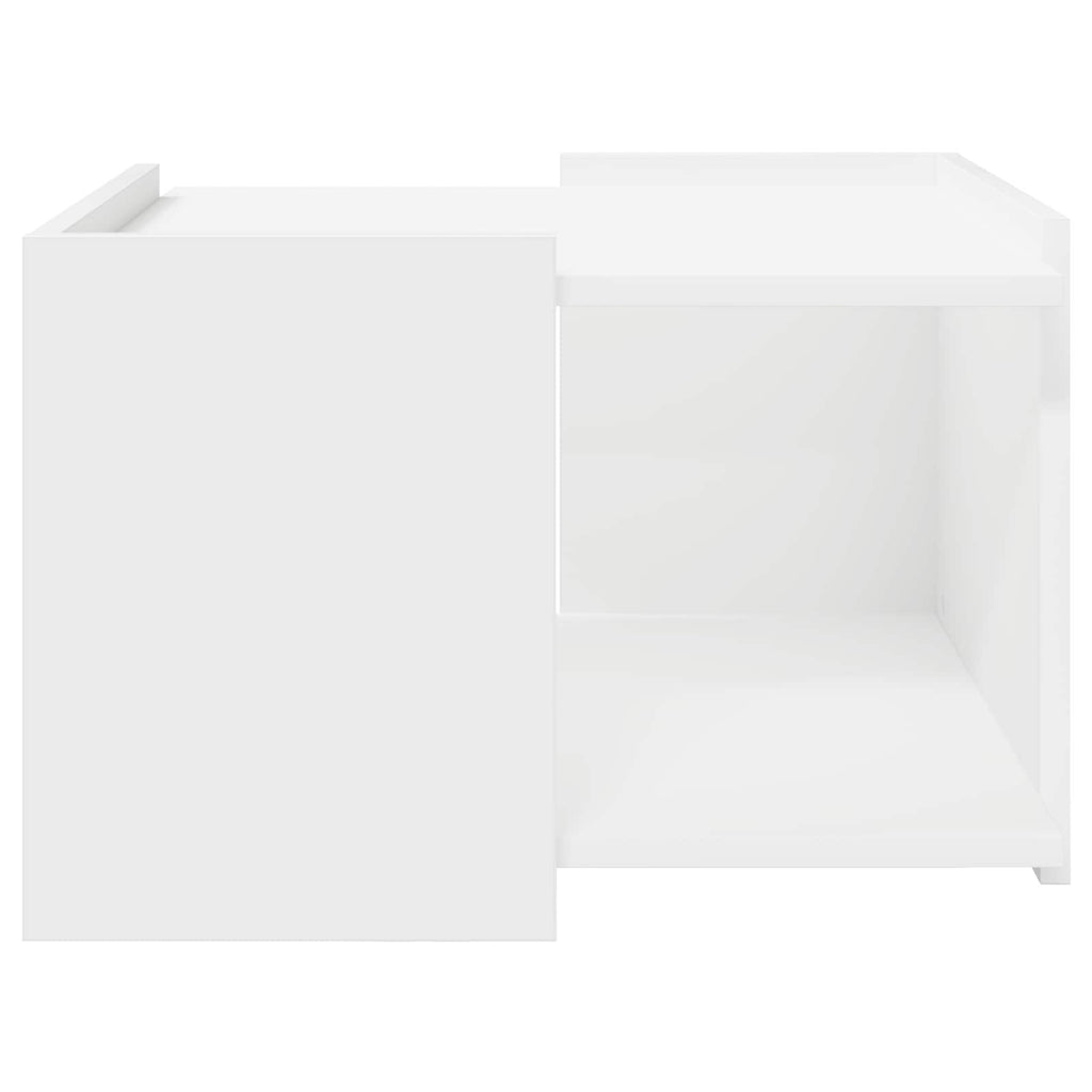 vidaXL Stolik kawowy Biały 50,5 x 50 x 33 cm Drewno inżynieryjne