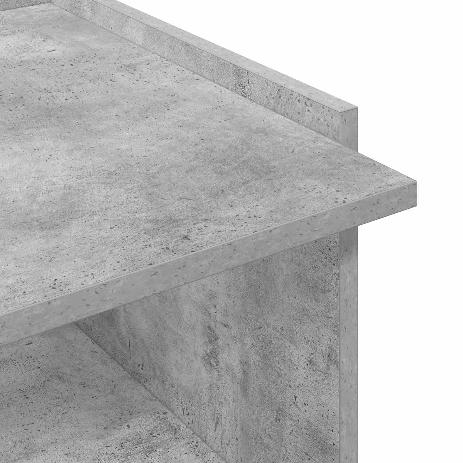 vidaXL Stolik kawowy Betonowy szary 50,5 x 50 x 33 cm