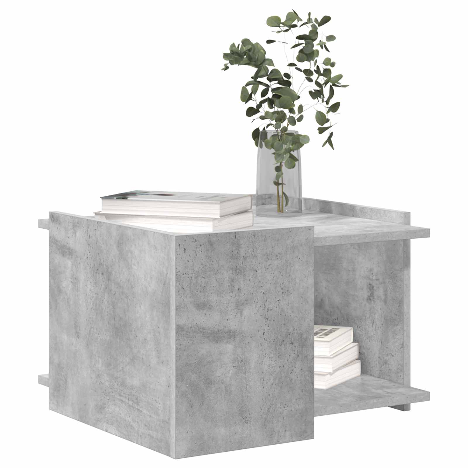 vidaXL Stolik kawowy Betonowy szary 50,5 x 50 x 33 cm