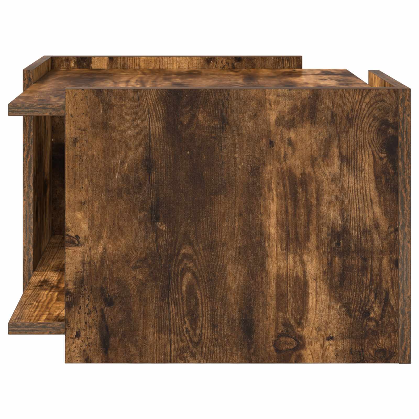 vidaXL Stolik kawowy Dąb wędzony 50,5 x 50 x 33 cm Drewno inżynieryjne