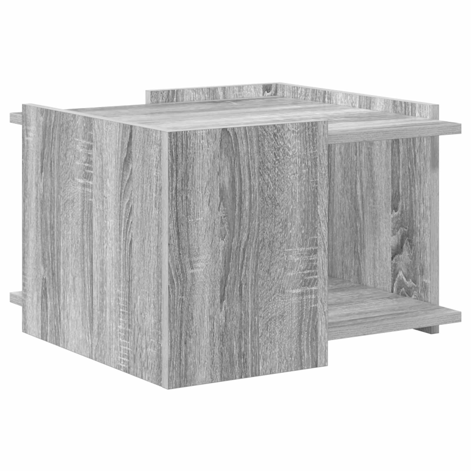 vidaXL Stolik kawowy Szary Sonoma 50,5 x 50 x 33 cm